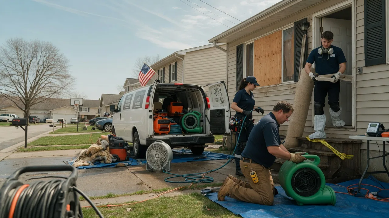 Water Damage Restoration in Muscatine, IA near me